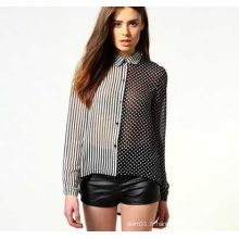 OEM Mode Femmes Vêtements Nouveau Design Chffion Blouse